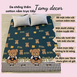 Ga chống thấm cotton ngăn ướt tuyệt đối TamyDecor » TamyDecor - Chăn ga gối đệm 12 7 » TamyDecor - Chăn ga gối đệm