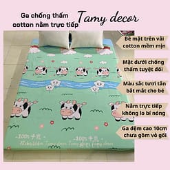 Ga chống thấm cotton ngăn ướt tuyệt đối TamyDecor » TamyDecor - Chăn ga gối đệm 16 6 » TamyDecor - Chăn ga gối đệm