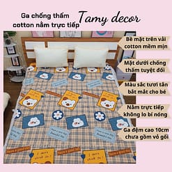 Ga chống thấm cotton ngăn ướt tuyệt đối TamyDecor » TamyDecor - Chăn ga gối đệm 7 8 » TamyDecor - Chăn ga gối đệm