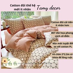 Set chăn ga cotton đũi 40s họa tiết hoa Tamy Decor » TamyDecor - Chăn ga gối đệm cotton40s 19 » TamyDecor - Chăn ga gối đệm