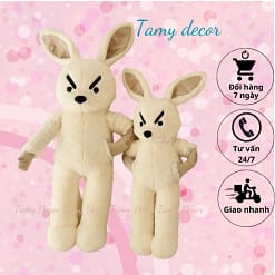 Gấu bông thỏ mặt quạo mặt tức giận cao cấp có túi Tamy Decor » TamyDecor - Chăn ga gối đệm gaubong 26 » TamyDecor - Chăn ga gối đệm