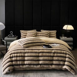 Bộ chăn ga nỉ nhung sọc Tamy Bedding » TamyDecor - Chăn ga gối đệm ni2 » TamyDecor - Chăn ga gối đệm