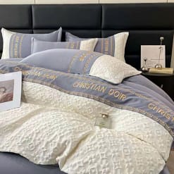 Bộ chăn ga phi lụa vân nổi Tamy Decor » TamyDecor - Chăn ga gối đệm nivannoi3 » TamyDecor - Chăn ga gối đệm
