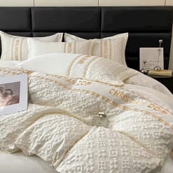 Bộ chăn ga phi lụa vân nổi Tamy Decor » TamyDecor - Chăn ga gối đệm nivannoi8 » TamyDecor - Chăn ga gối đệm