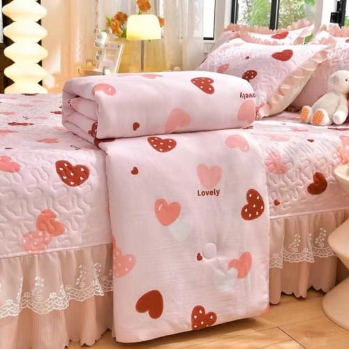 Bộ chăn ga trần bông cotton đũi phủ ren bèo Tamy Decor » TamyDecor - Chăn ga gối đệm duitranphu4 » TamyDecor - Chăn ga gối đệm